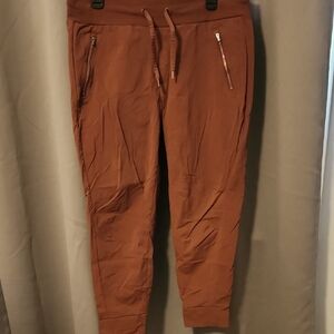 Athleta Trekkie North Jogger Pants- size 12- rust